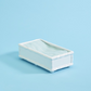 Hampton Faux Bamboo Guest Towel Tray: White