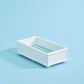 Hampton Faux Bamboo Guest Towel Tray: White