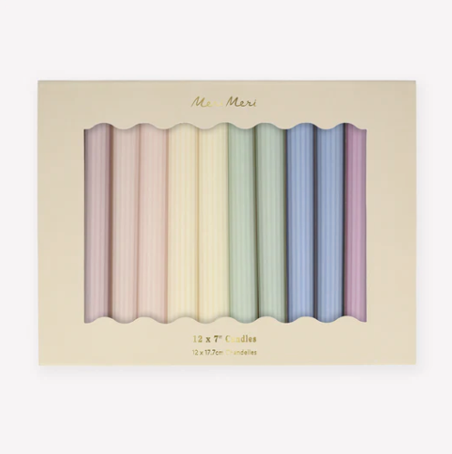 Taper Candles: Pastel