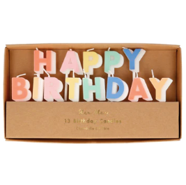 Birthday Candles: "Happy Birthday"