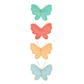 Felt Hair Clip Set: Butterflies