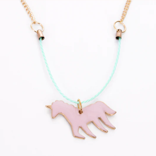 Enamel Unicorn Necklace