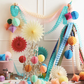 Honeycomb Garland Set of 4: Bright