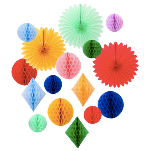 Honeycomb Decoration Kit: Rainbow