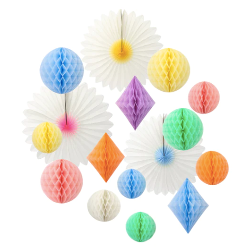 Honeycomb Decoration Kit: Pastel