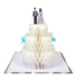 Honeycomb Card: Wedding Cake
