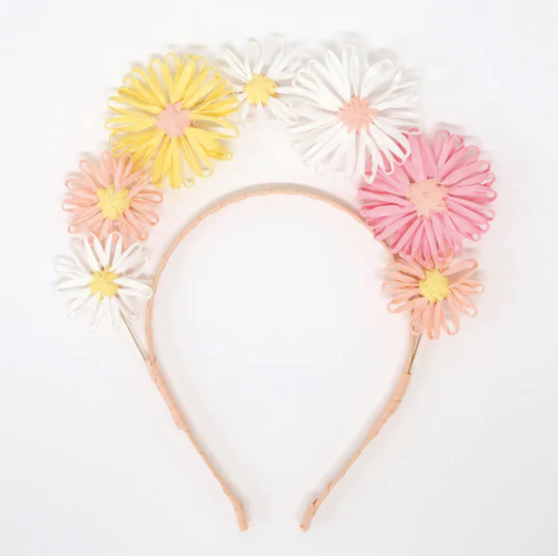 Headband: Raffia Flower