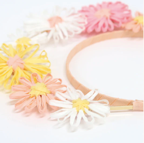 Headband: Raffia Flower