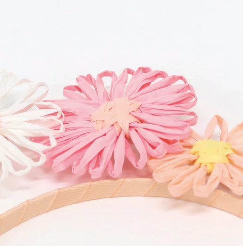 Headband: Raffia Flower