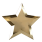Shaped Plates: Gold Foil Star