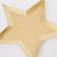 Shaped Plates: Gold Foil Star
