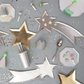 Shaped Plates: Gold Foil Star