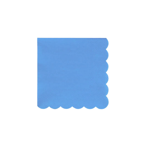 Small Napkins: Bright Blue