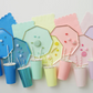 Small Napkins: Bright Blue