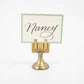 Hester & Cook Place Card Holder: Brass