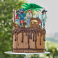 Pirates & Palm Tree Cake Toppers