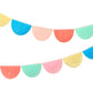 Tissue Paper Scallop Garlands: Rainbow