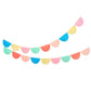 Tissue Paper Scallop Garlands: Rainbow