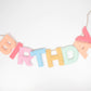 Felt Garland: Happy Birthday