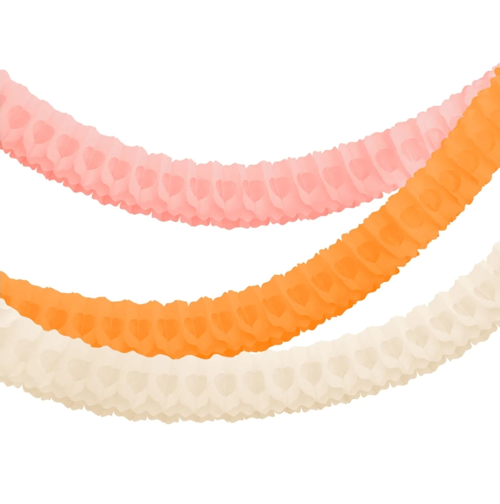 Honeycomb Garlands: Sorbet Shades