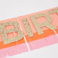 Pink Happy Birthday Fringe Garland