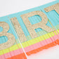 Rainbow Happy Birthday Fringe Garland
