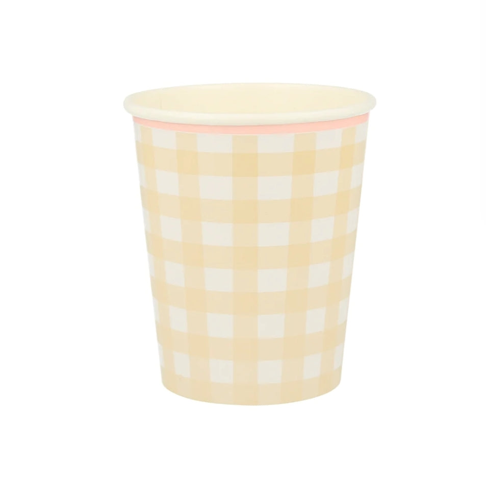 Party Cups: Gingham