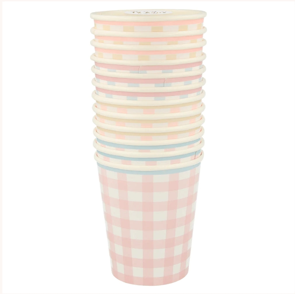 Party Cups: Gingham