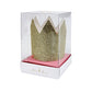 Hair Clip: Gold Glitter Crown