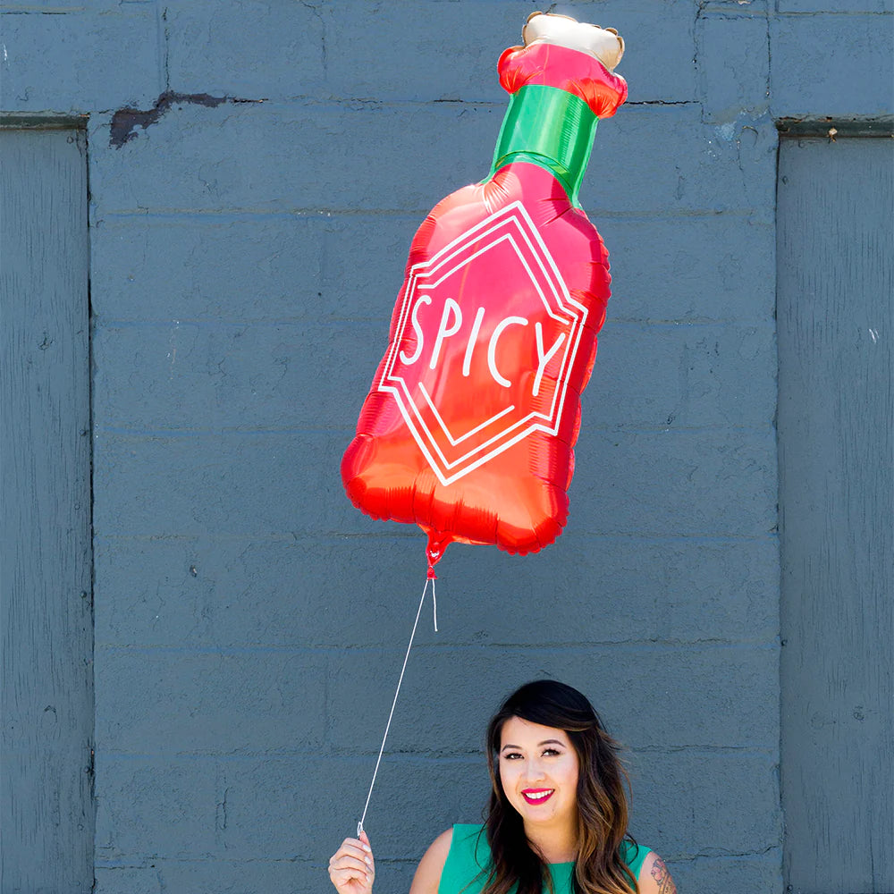 Mylar Foil Balloon: Spicy Bottle