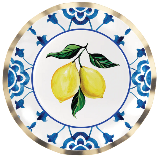 Wavy Dinner Plate: Capri Coast