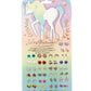 Sticker Earrings: Whimsical Unicorn