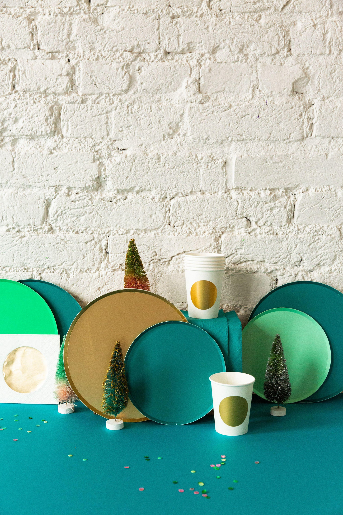 Small Low Rim Plates: Forest