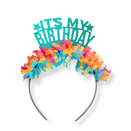 Party Headband: It’s My Birthday - Teal