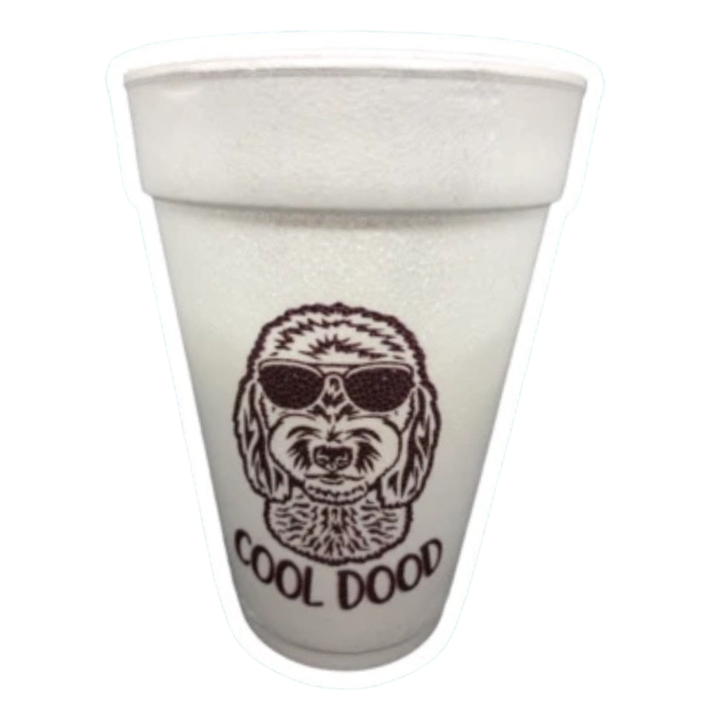 Pink Machine 16 oz. Styrofoam Cups: Cool Dood