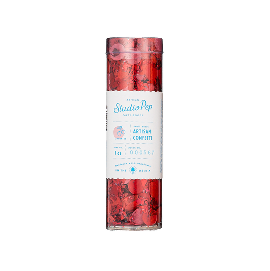 Artisan Confetti Tube: Cherries