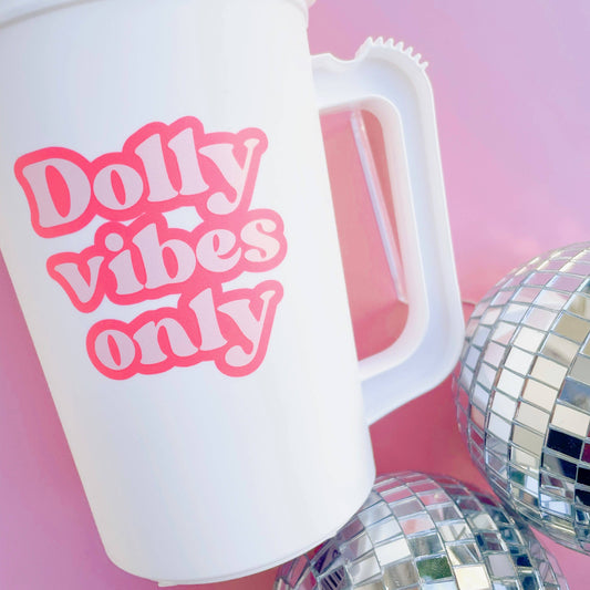 Rock Paper Scissors Mega Mug: Dolly Vibes Only