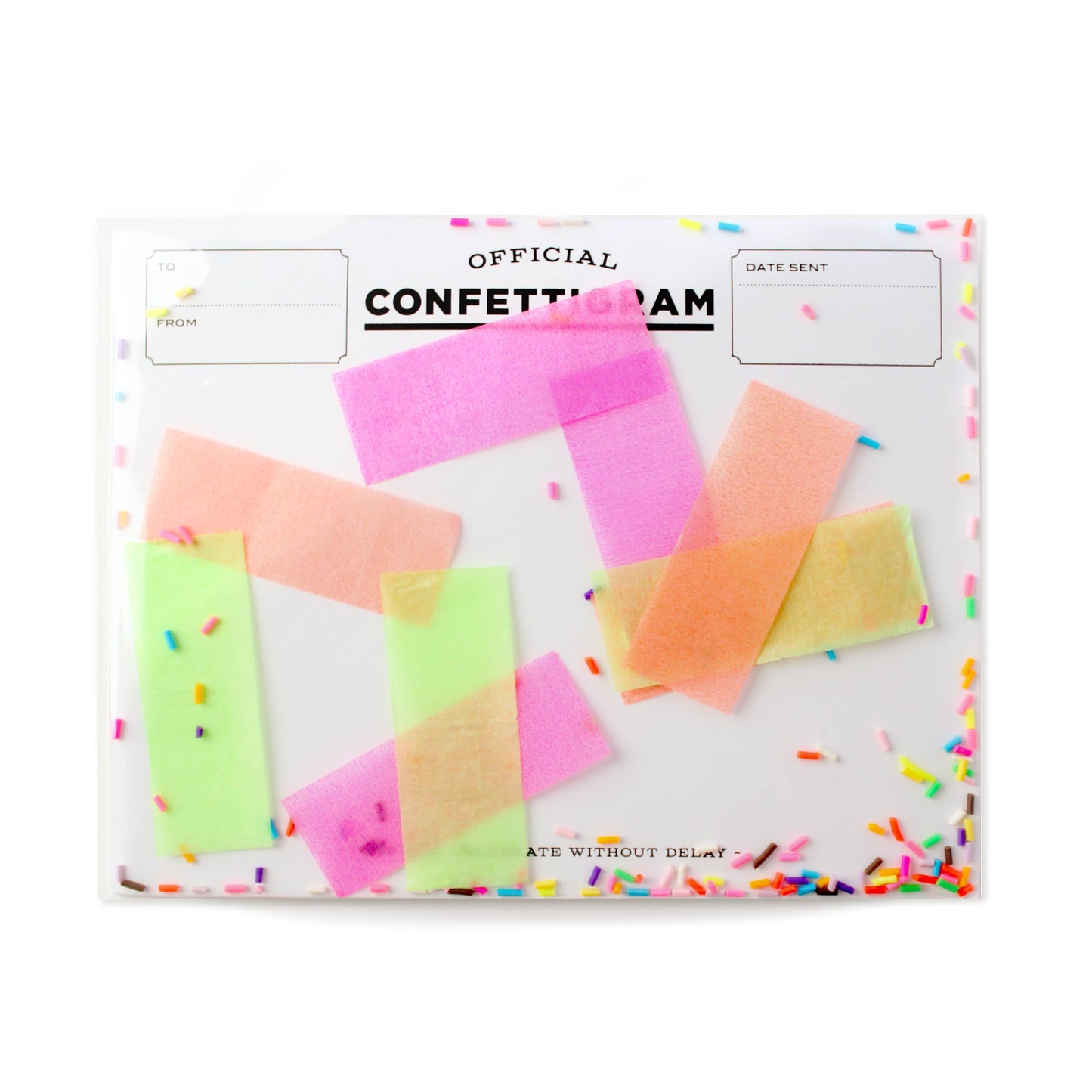 Inklings Paperie Confettigram: Sprinkles