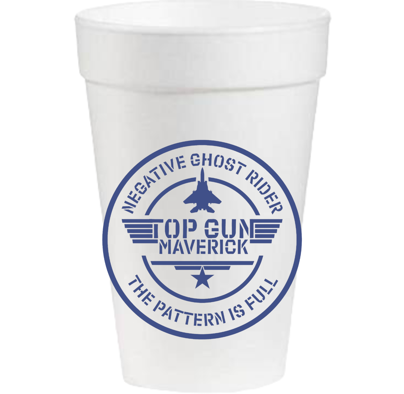 16oz Styrofoam Cups: Top Gun Maverick