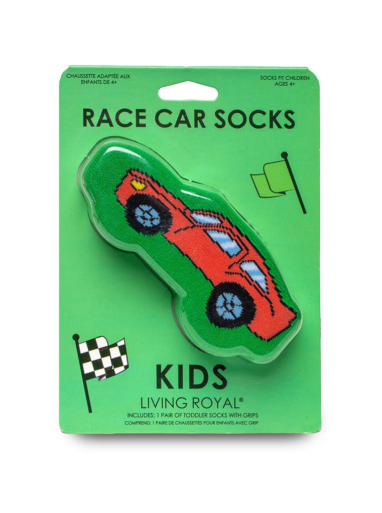 Living Royal Kids 3D Socks: Race Car
