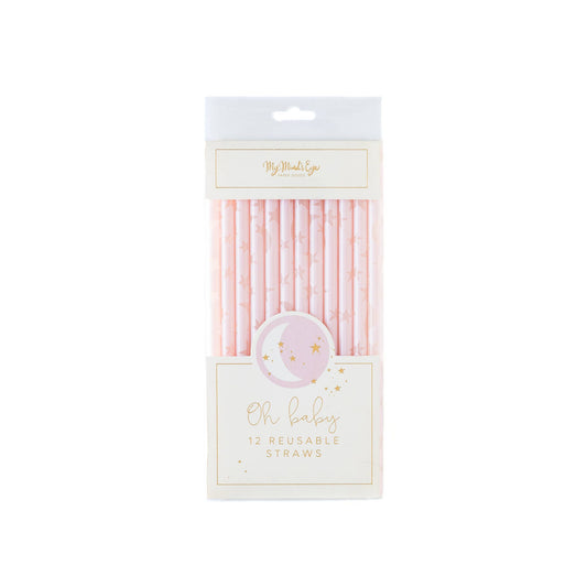 Reuseable Straws: Baby Pink