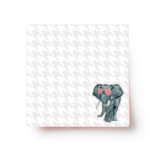Elephant with Sunglasses Sticky Note Pad