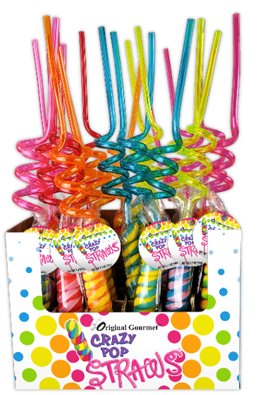 Crazy Pop Straws (Multiple Color Options Available)