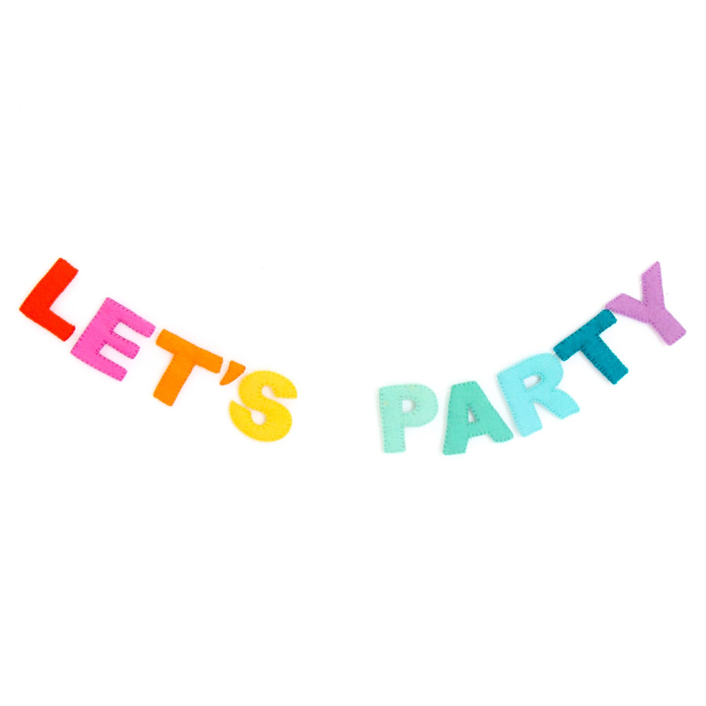 Felt Garland: Let's Party