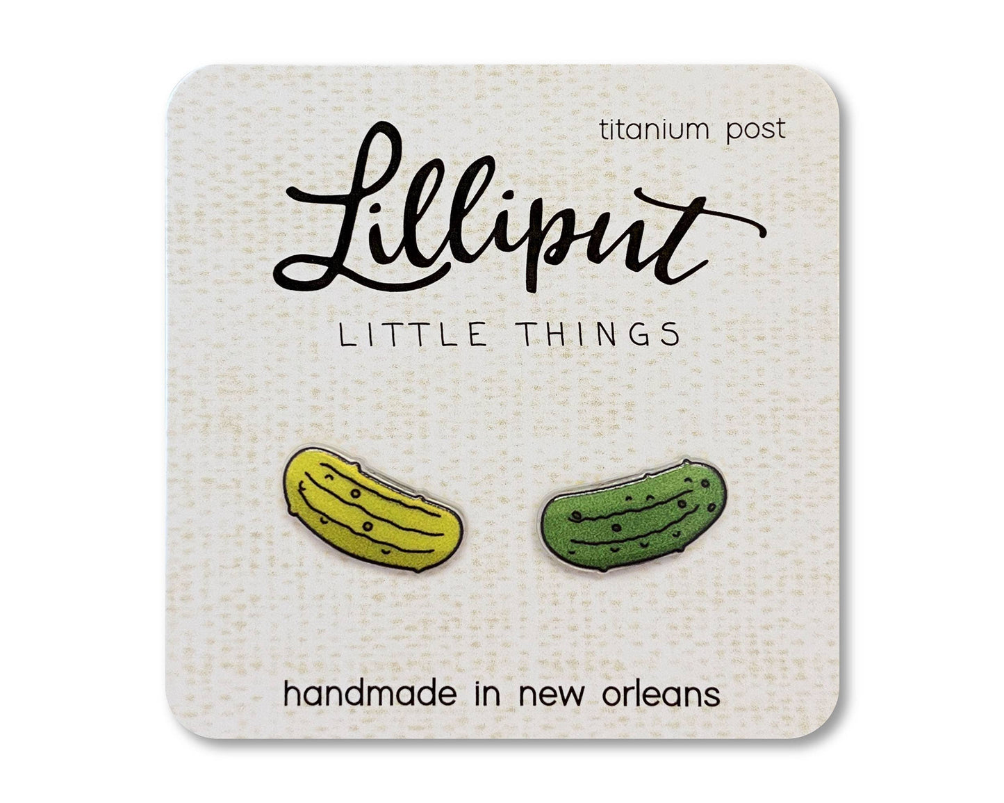 Hypoallergenic Earrings: Pickles