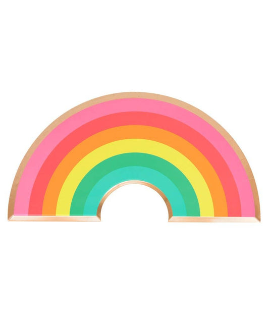 Oh Happy Day Party Shop Novelty Plates: Rainbow