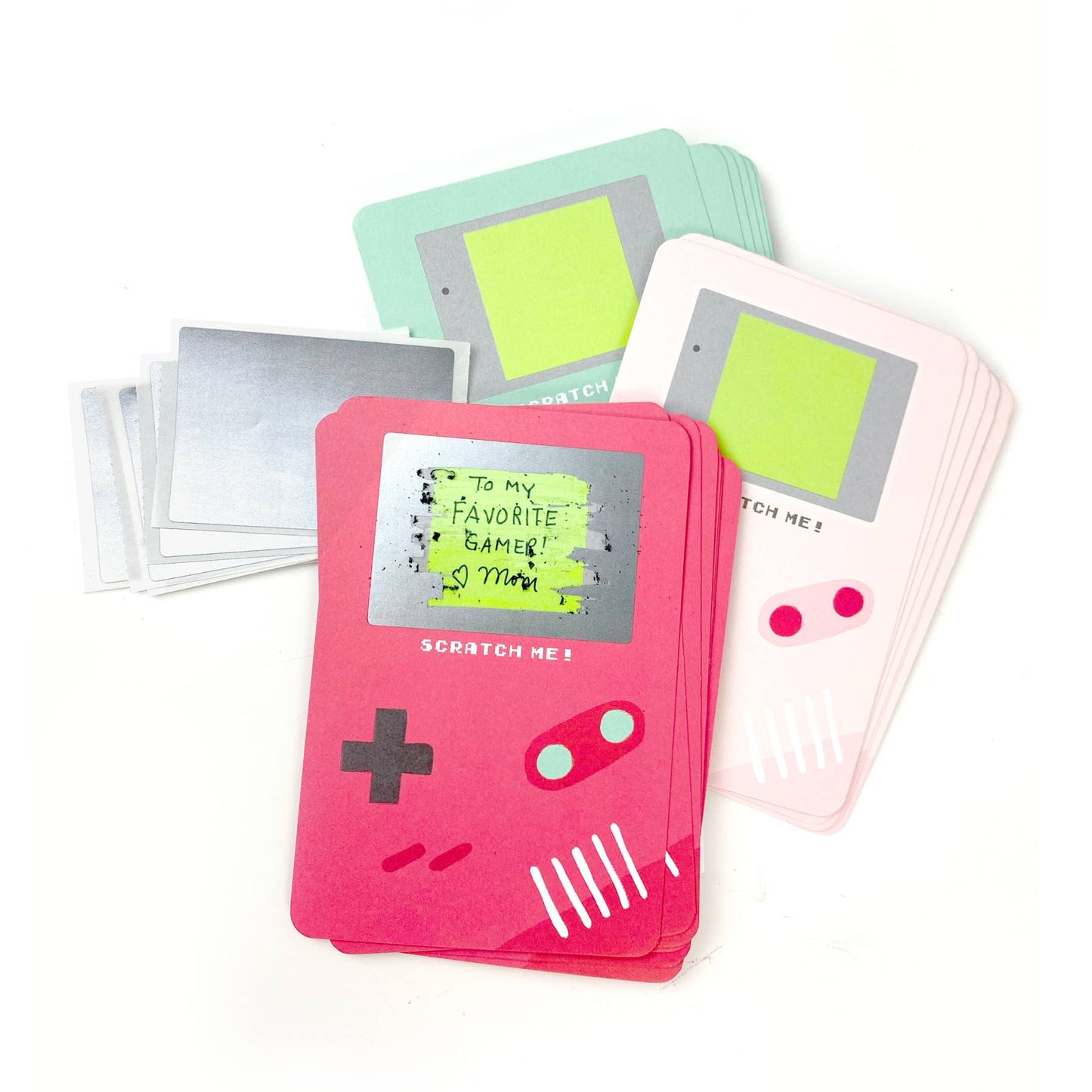Inklings Paperie Scratch-Off Valentines Set: Gamer