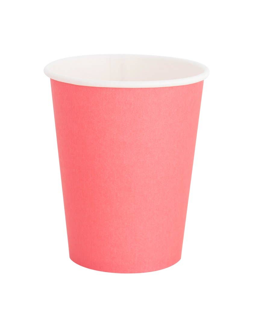 Oh Happy Day Party Shop 8oz Cup: Coral