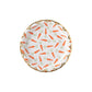 Scalloped Plates: Scattered Carrots