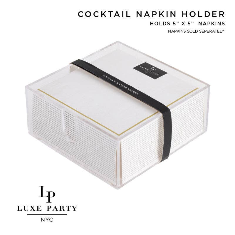 Acrylic Cocktail Napkin Holder